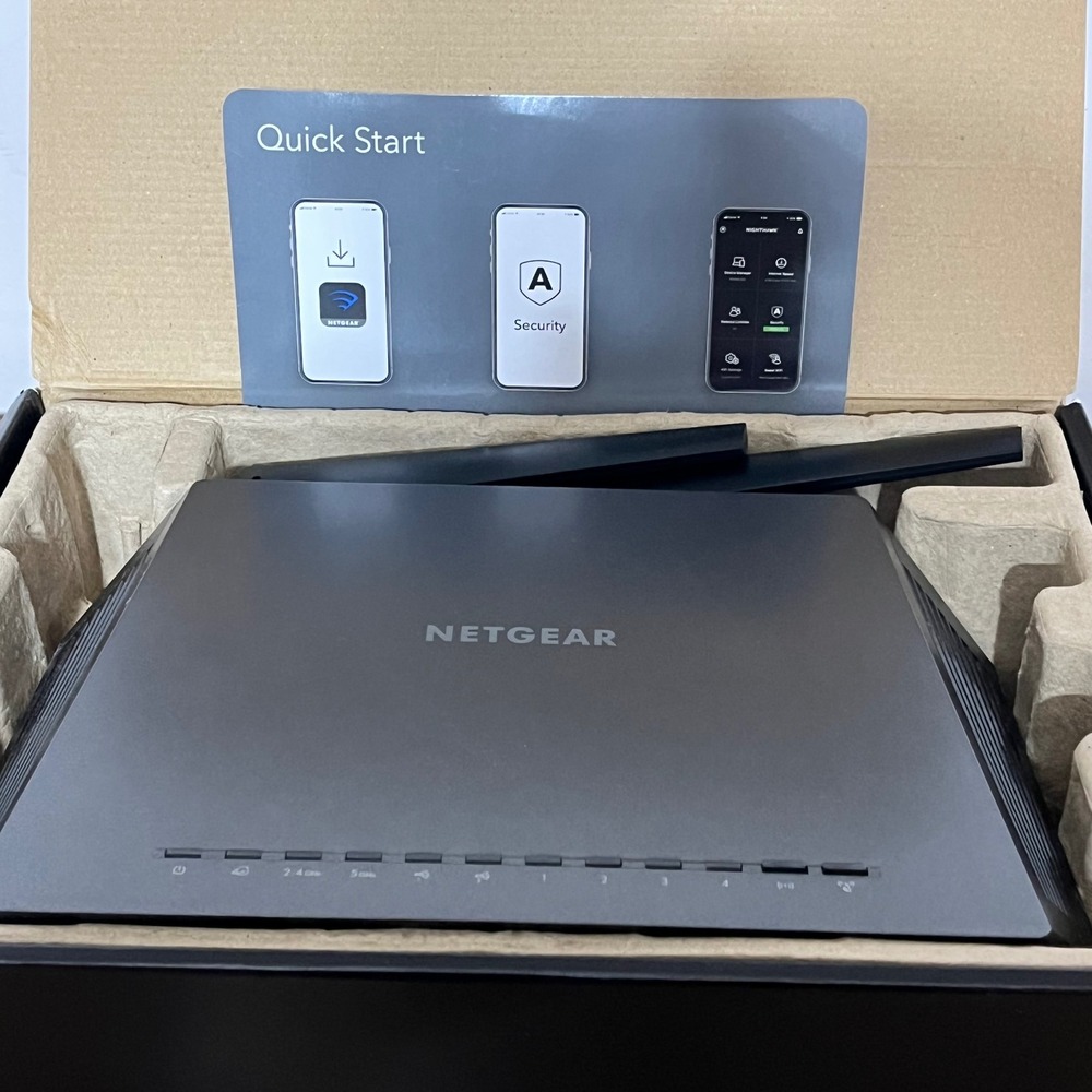 Netgear Nighthawk AC1900 Smart WiFi Router R7000 Dual Band Gigabit Gaming Router - Picture 4 of 7
